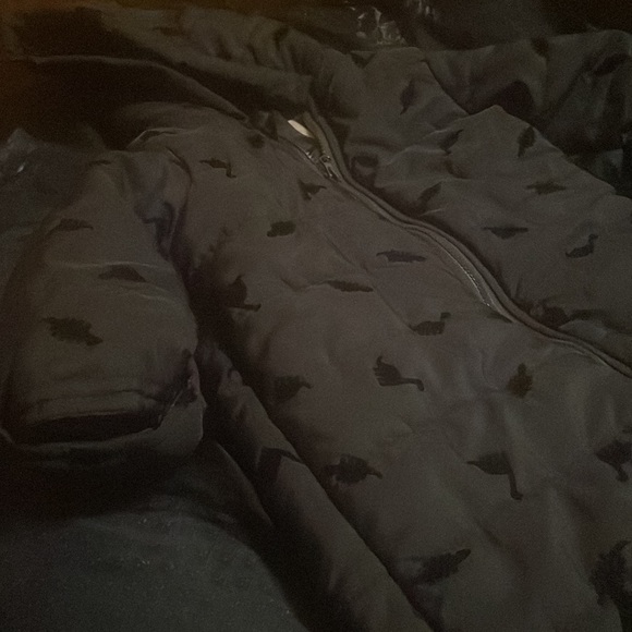 Baby Black hooded, snowsuit - Picture 3 of 7